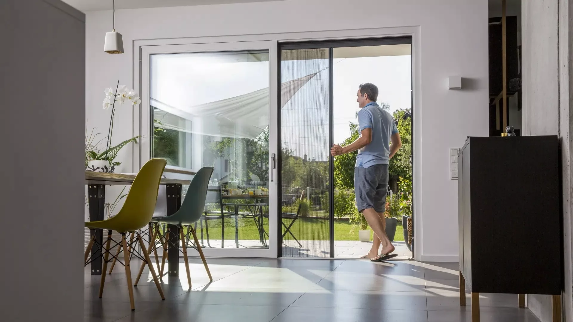Volet roulant aluminium marine installé sur une villa à Canet-Plage – ProVolet66
